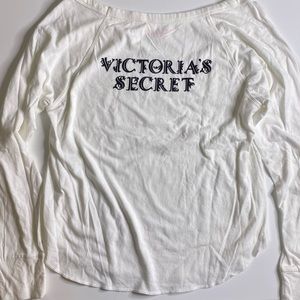 Victoria’s Secret White Long Sleeve Tee
